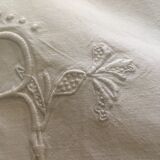 Embroidered cotton sheet JB.