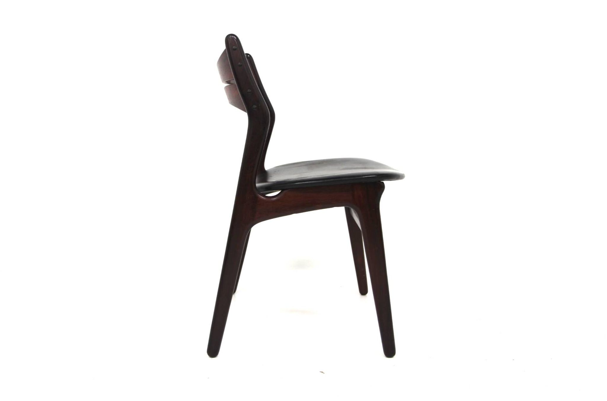 Set of 4 rosewood chairs "Model 310" Erik Buch, Denmark, 1960