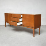 Sideboard 210cm in blond teak, 1970