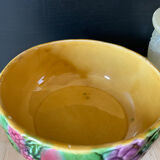 Sarreguemine slip salad bowl