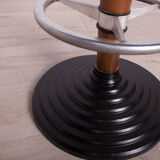 Set of 4 mid-century bar stools, 1950s