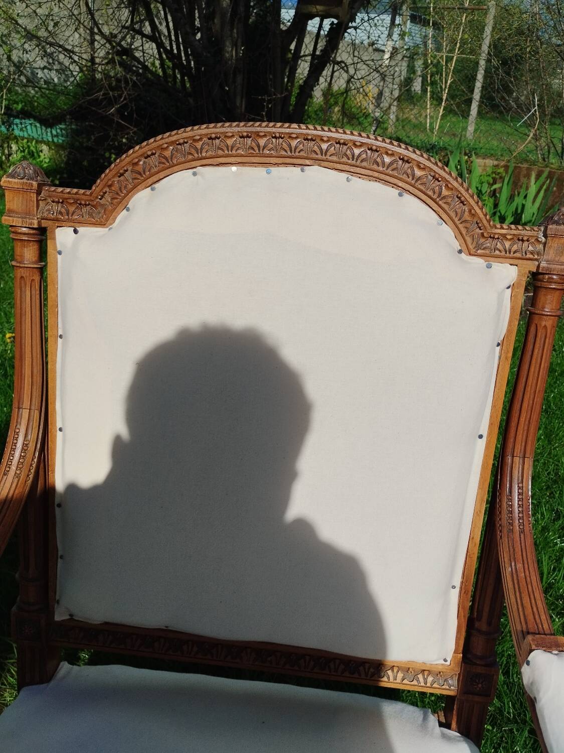 Pair of old Louis XVI style armchairs