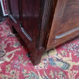 Old showcase, glass door and 4 shelves