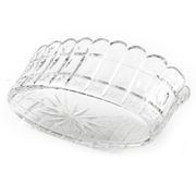 Art Deco jardiniere, crystal, Czechoslovakia, 1930s
