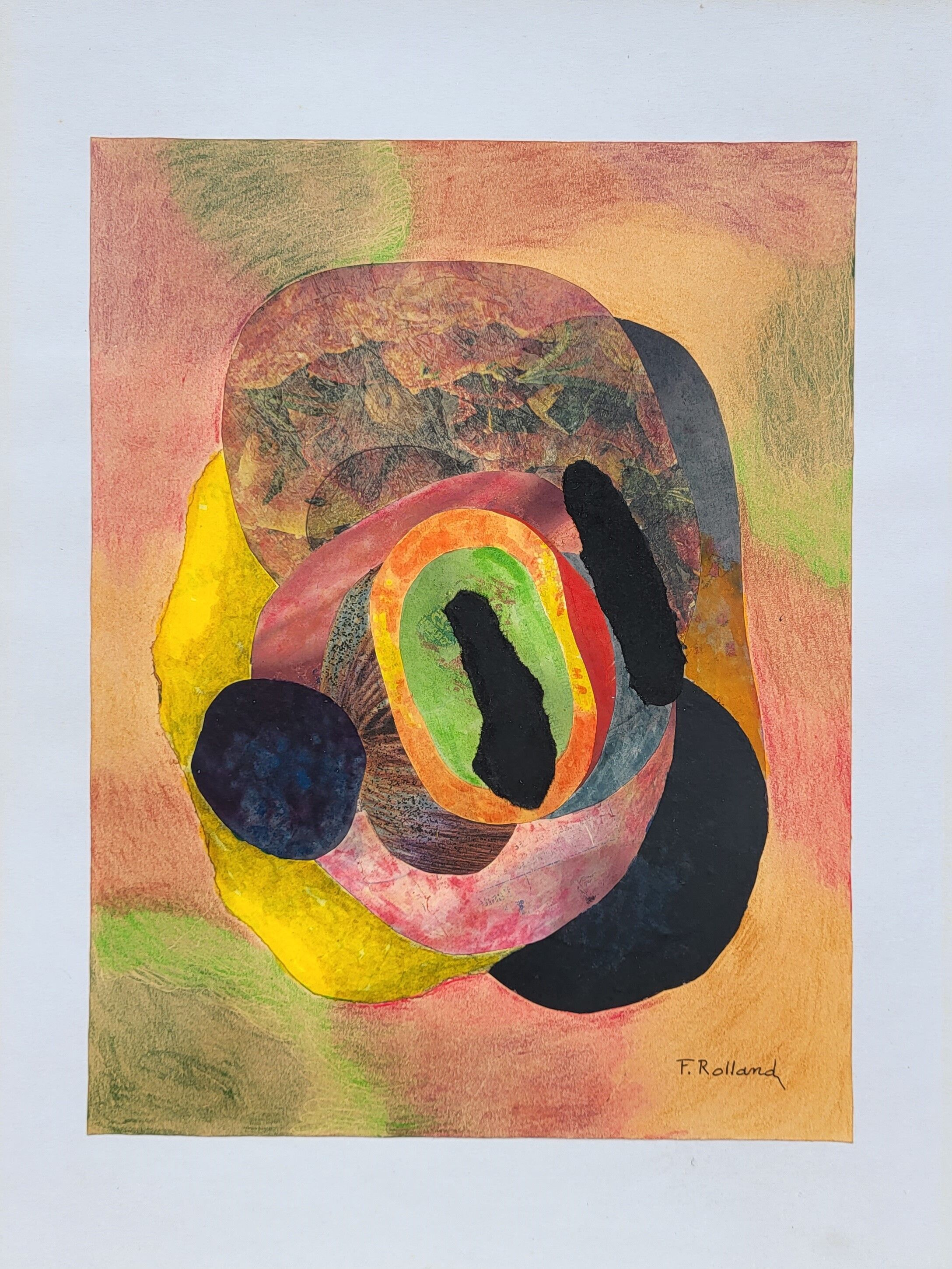 Collage Fernand Rolland Crac Tremblay 1920-2004