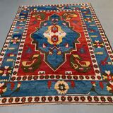Old turkish kazak rug oriental, 306x221 cm