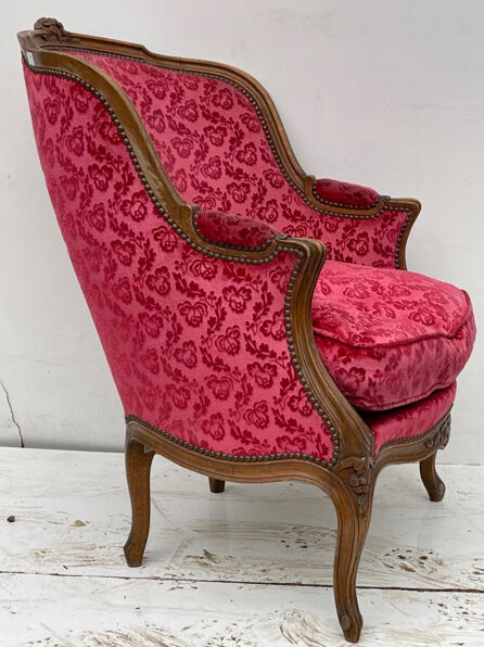 Louis XV style shepherdess armchair