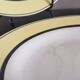 7 earthenware dessert plates, KG Lunéville