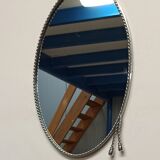 Oval chrome mirror, 60