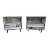 Paire de tables de chevet WrongWoods – Sebastian Wrong & Richard Woods