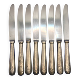 Set of 8 small silver-plated navy knives soh