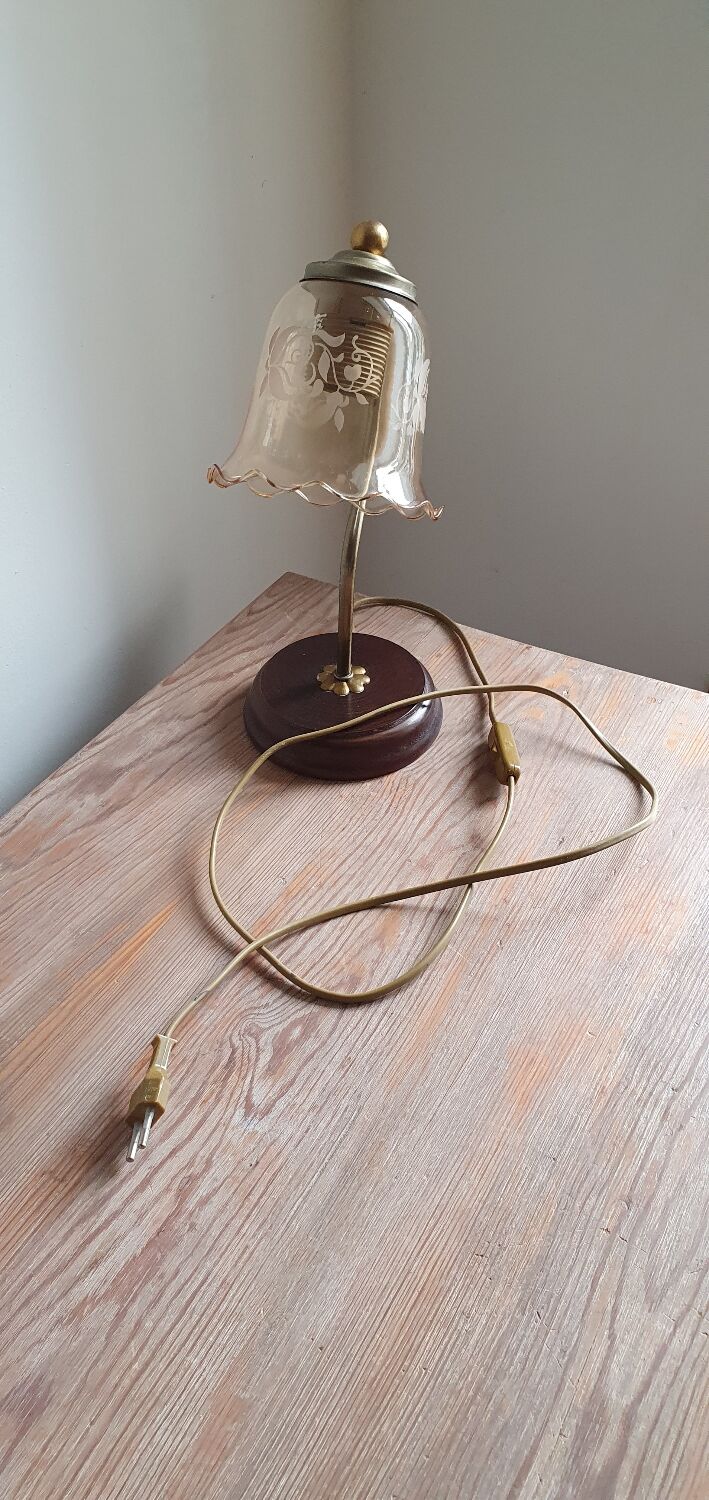 Lampe col de cygne et tulipe