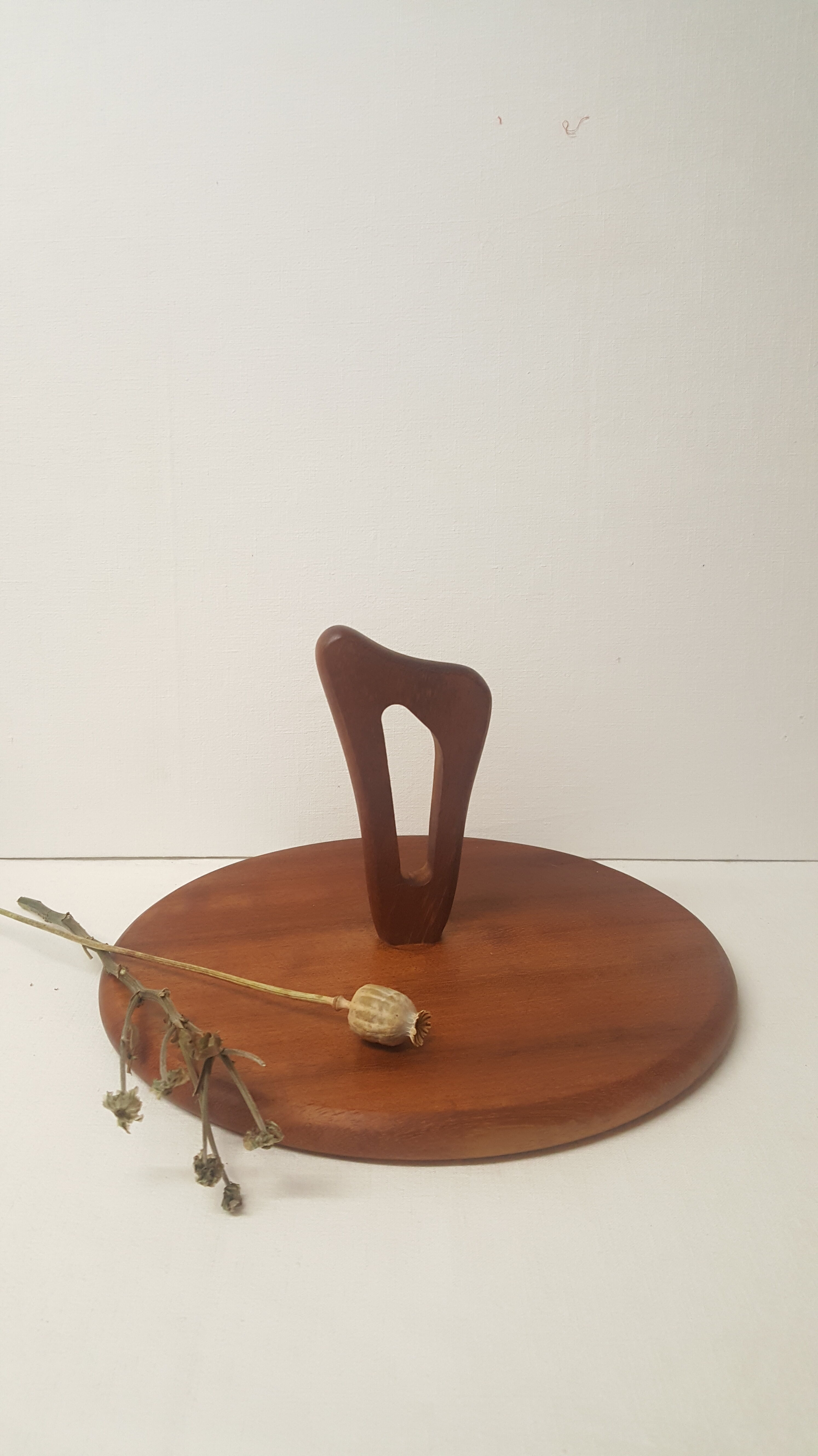 Wooden cheese platter