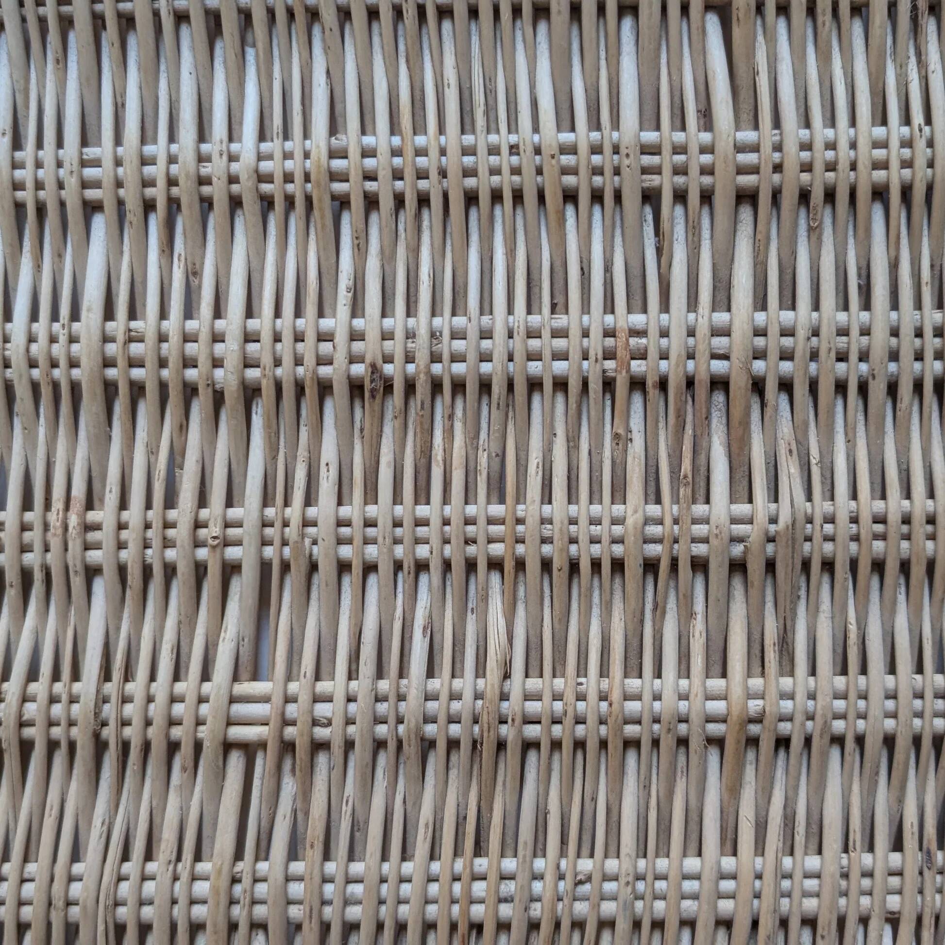 Plateau en osier rectangulaire