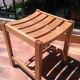 Tabouret bois clair miel