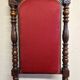 Chaise dite chauffeuse d'époque Napoléon III en bois mouluré sculpté