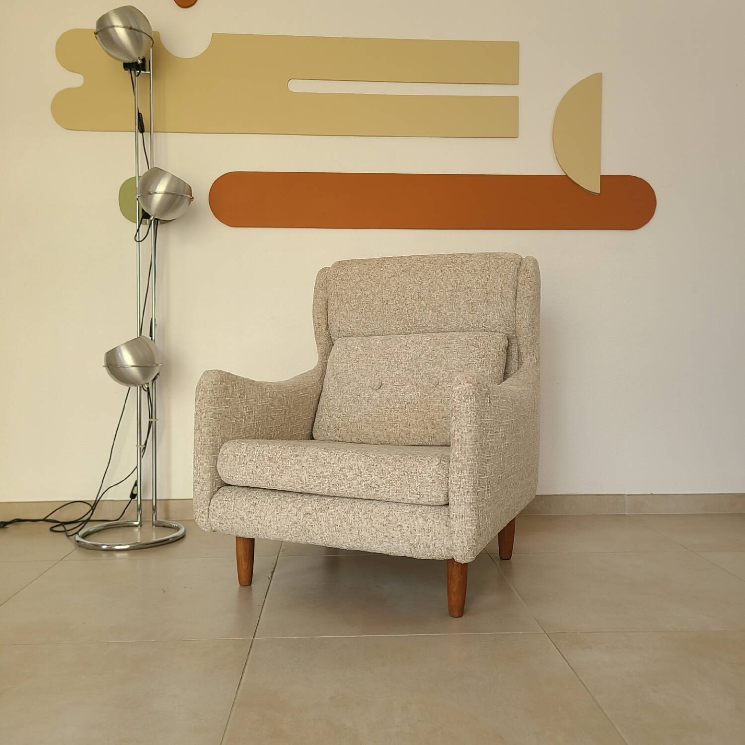 FS116 Armchair Dachshund design by Michel Mortier Steiner vintage