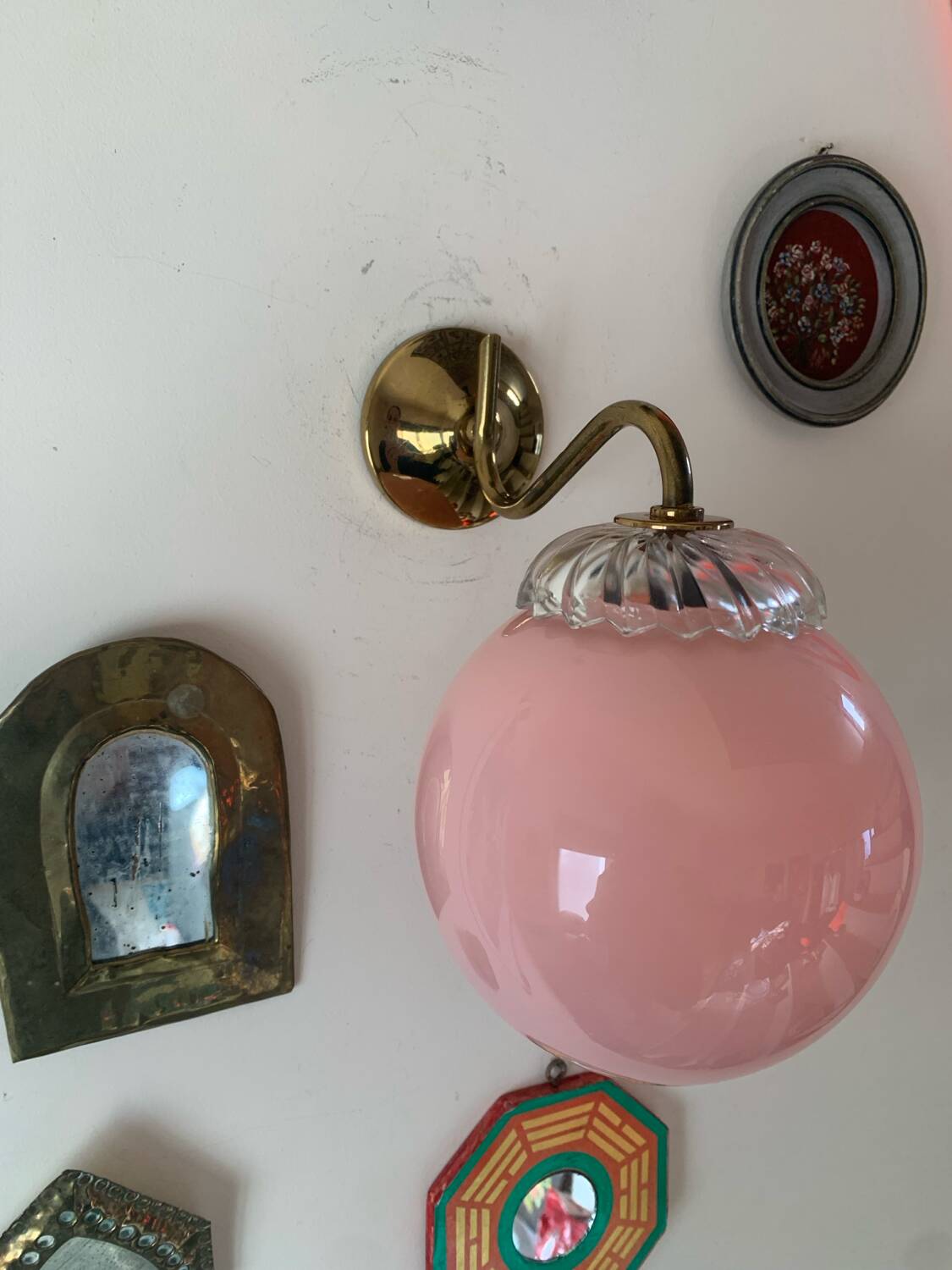 Pair of antique wall lights
