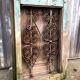 Old patinated teak door
