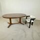 Large rosewood baumann table