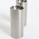 "Cylinda-Line" stainless steel salt & pepper shaker set by Arne Jacobsen / Stelton / Mid-century Danish modern design