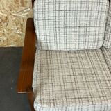 60s 70s teak sofa 3 seater couch seating set Danish Modern Design Denmark