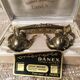 Box of salt pots and a silver metal tray from the goldsmith Danex Paris