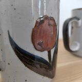 Paire de Mugs en grès vernissé 1970