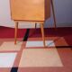 Bureau baumann pieds compas