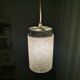 Vintage 60s minimalist white hanging lamp