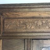 Antique wardrobe with mirror