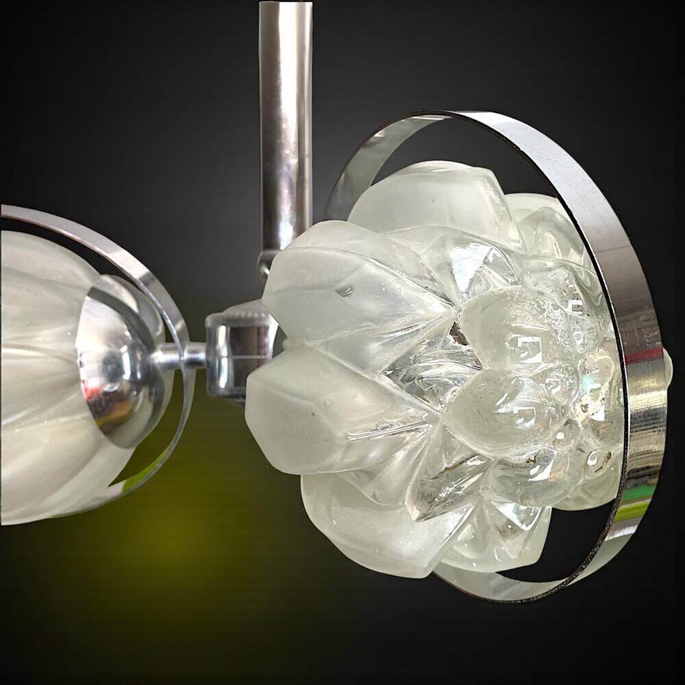 Space Age 3-light Sputnik chandelier