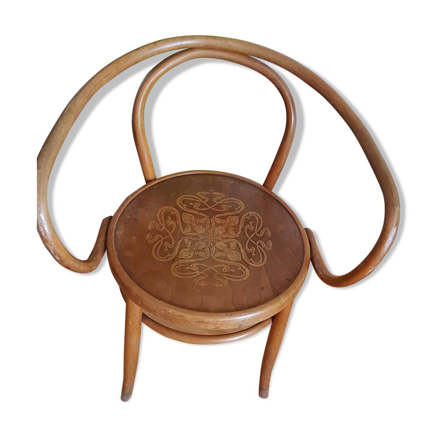Chair 209 Fischel bentwood produced between 1920 and 1949
