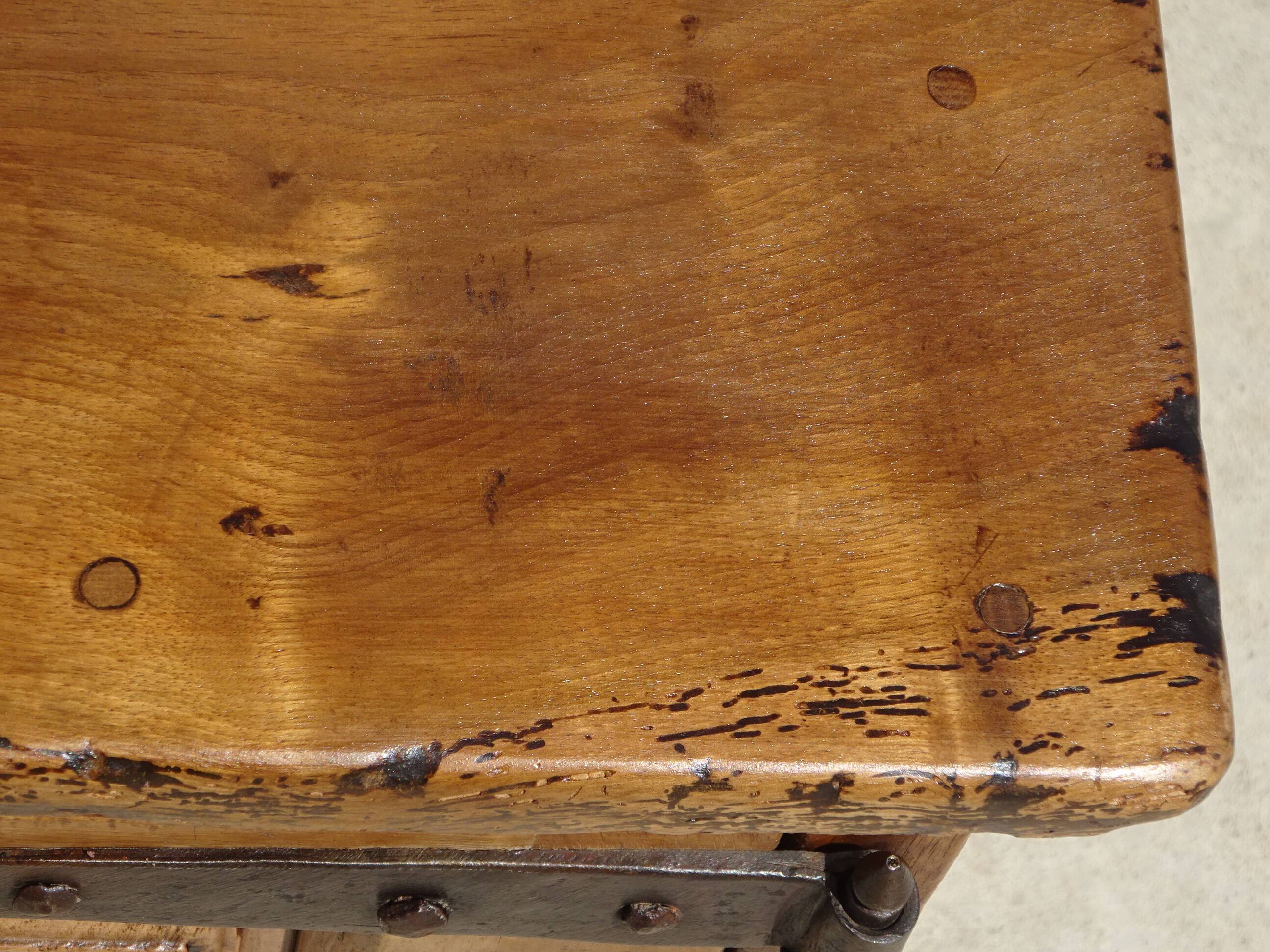 Shallow old Tuscan buffet