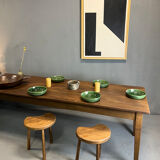 Farmhouse table "Dark Brown", spindle legs XXL 300 X 90 cm