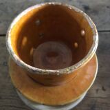 Vintage Biot Terracotta Butter Cooler: French Farmhouse Glazed Ceramic