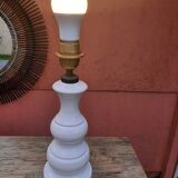 Pied de lampe céramique blanche Jean Roger