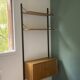 Wall shelf wood and metal