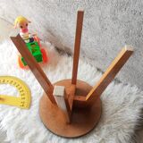 Round stool formica 50-60s vintage