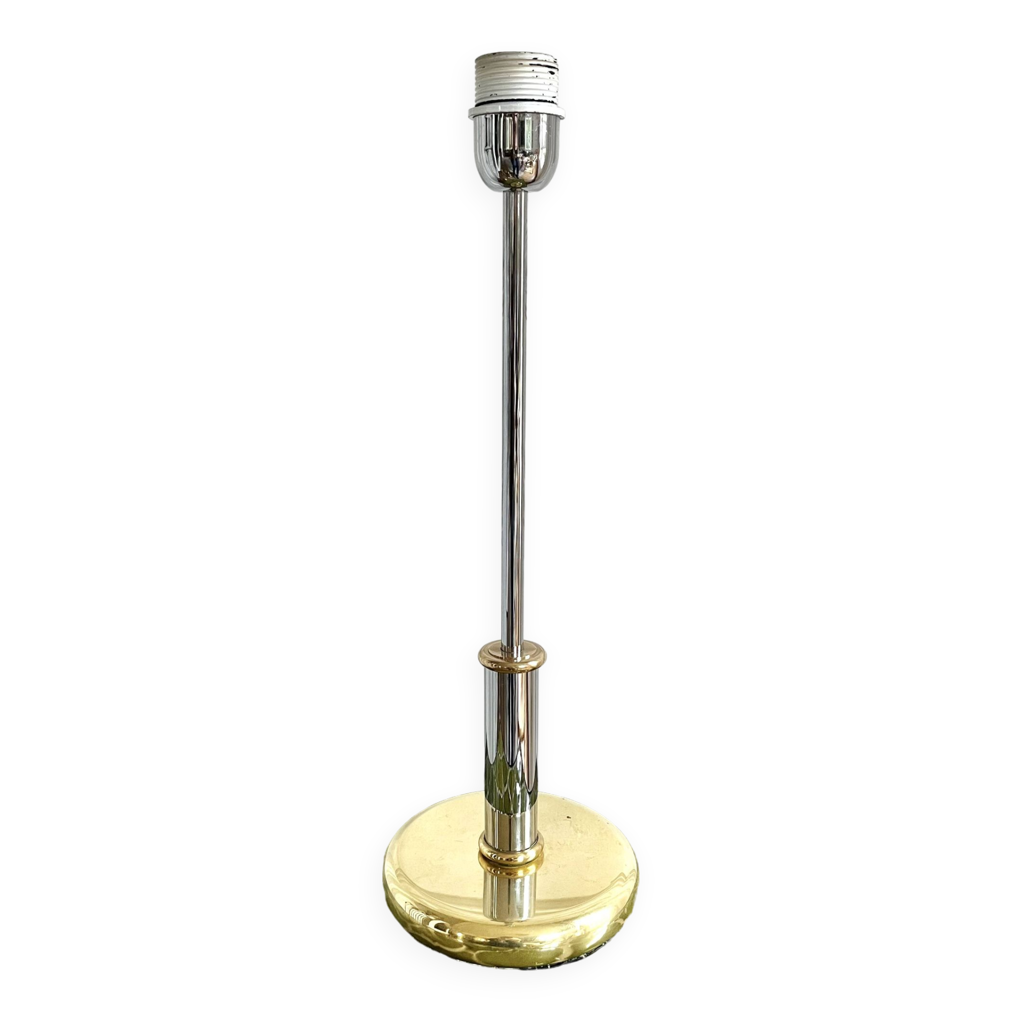 Chrome lamp base Italy 70/80