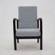 1940s Restored Beech Adjustable Armchair ,Czechoslovakia