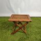 Table basse pliante bambou