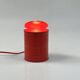 Vintage Red Tin Can Lamp, Ad Van Berlo, Vrieland Design, 1980s