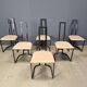 Gastone Rinaldi postmodern dining chairs for Thema Italy, 1980s - set