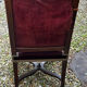 English chair in mahogany, X-shaped legs – 19th century