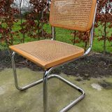 Lot of 4 Chairs Model Cesca designed by Marcel Breuer