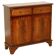 Vintage mahogany dwarf bookshelf