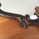 Vintage fiddle mirror to put down.