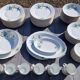 Porcelain tableware service Bareuther, 75 pieces with forget-me-not decoration.