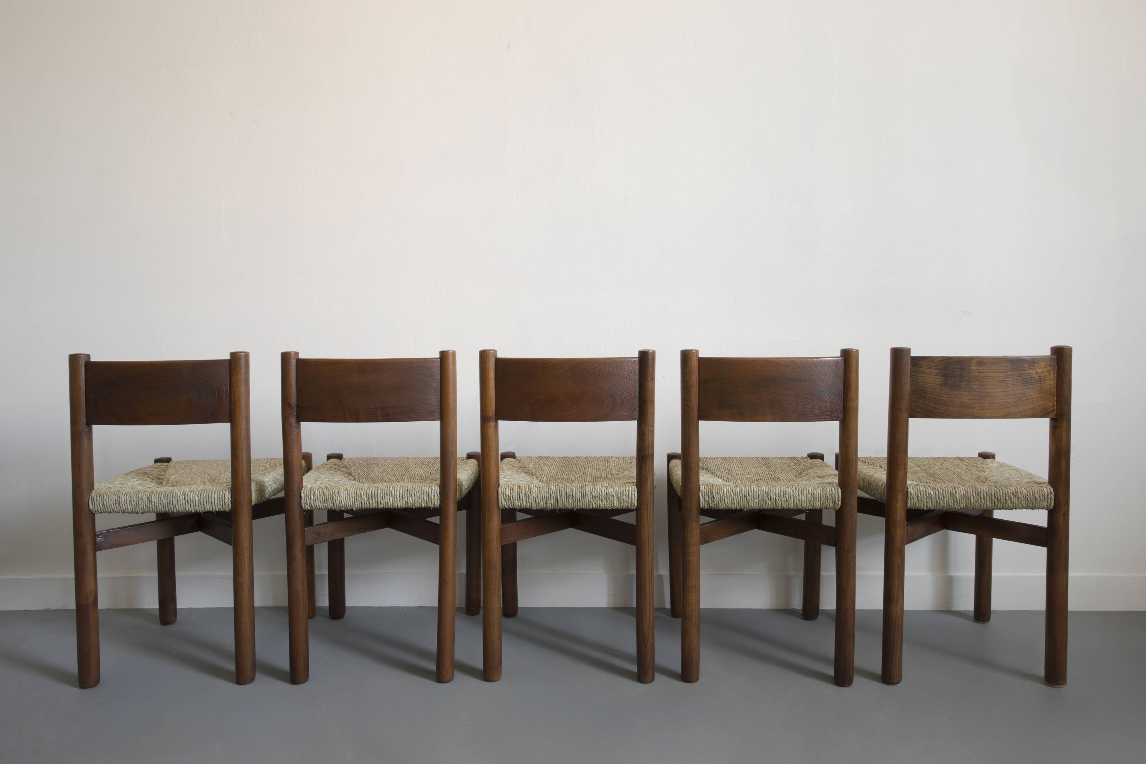 CHARLOTTE PERRIAND CHAIRS MERIBEL